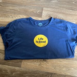 Womens 2x xxl Life is Good classic fit tee summer